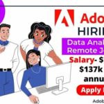 Adobe Data analyst remote Job