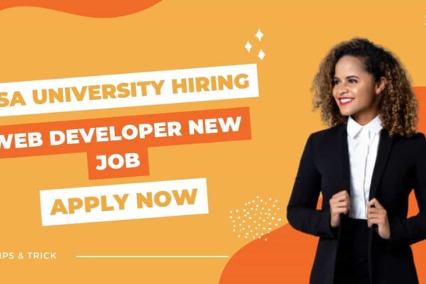 Web developer New job hiring thumbnail