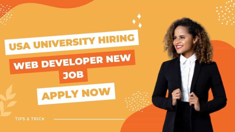 Web developer New job hiring thumbnail